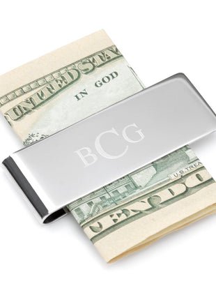 Stainless Steel Engravable Money Clip
