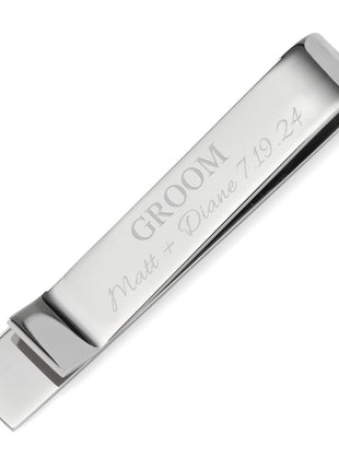 Wedding Party Engravable Tie Bar