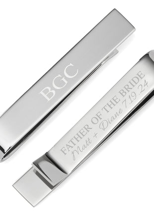 Wedding Party Engravable Tie Bar