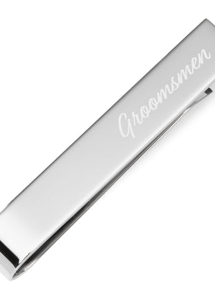 Wedding Title Engravable Tie Bar