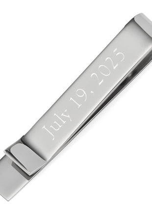Wedding Title Engravable Tie Bar