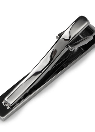 Stainless Steel Gunmetal Engravable Tie Clip