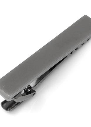 Stainless Steel Gunmetal Engravable Tie Clip