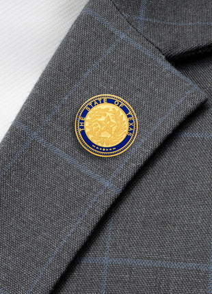 State of Texas Seal Lapel Pin