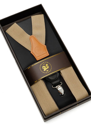 Tan Convertible Suspenders
