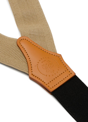 Tan Convertible Suspenders