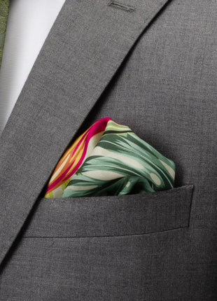 Tropical Leaf Multi Pocket Square