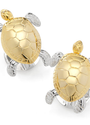 Turtle Movement 3D Cufflinks