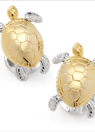 Turtle Movement 3D Cufflinks