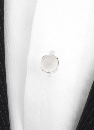 Sterling Silver Classic Formal Mother of Pearl 5-Studs