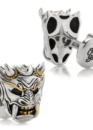 Samurai Mask Cufflinks