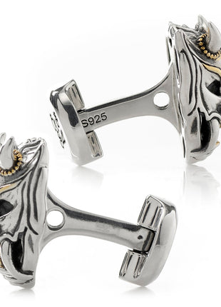 Samurai Mask Cufflinks