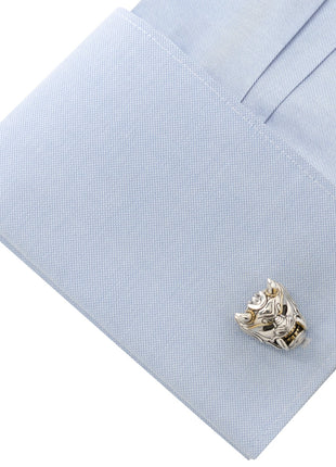 Samurai Mask Cufflinks