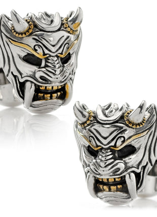 Samurai Mask Cufflinks