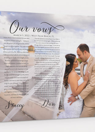 Our Vows Anniversary Gift For Her Or Him