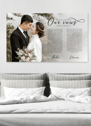 Our Vows Anniversary Gift For Her Or Him
