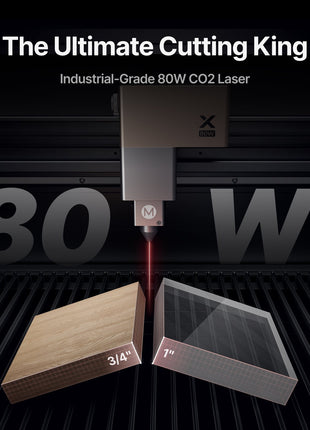 xTool P3 80W Flagship CO2 Laser Cutter with Intelligent Automation