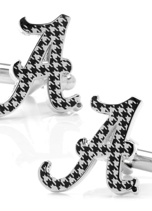 NCAA University of Alabama Houndstooth Cufflinks