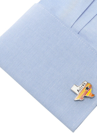 MLB Houston Astros Tequila Sunrise Cufflinks