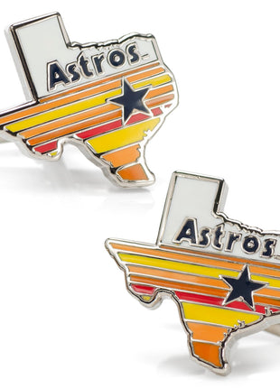 MLB Houston Astros Tequila Sunrise Cufflinks