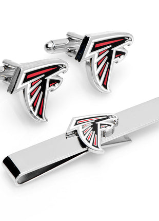 NFL Atlanta Falcons Cufflinks and Tie Bar Gift Set