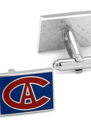 NHL Montreal Canadiens Throwback Logo Cufflinks