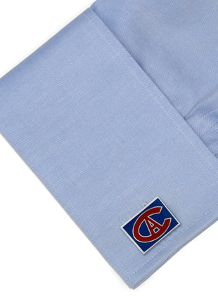 NHL Montreal Canadiens Throwback Logo Cufflinks