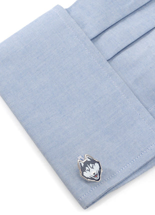 NCAA University of Connecticut Huskies Cufflinks