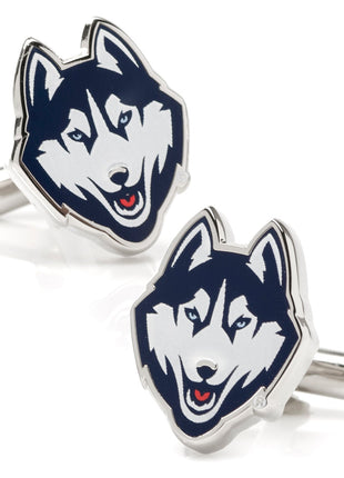 NCAA University of Connecticut Huskies Cufflinks