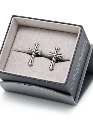 Silver Cross Cufflinks
