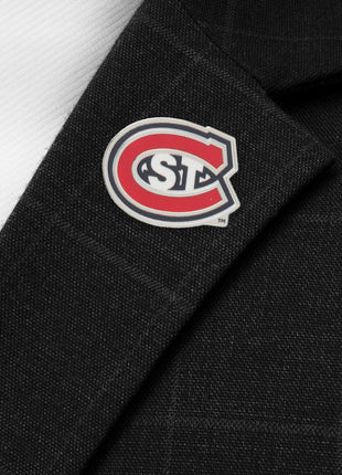 NCAA St. Cloud State Husky Mascot Lapel Pin