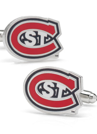 NCAA St. Cloud State Husky Mascot Cufflinks