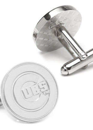 MLB Chicago Cubs Silver Edition Cufflinks