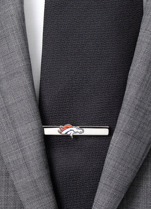 NFL Denver Broncos Cufflinks and Tie Bar Gift Set