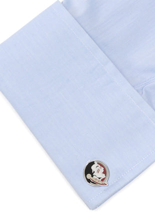 NCAA Florida State Seminole Head Cufflinks