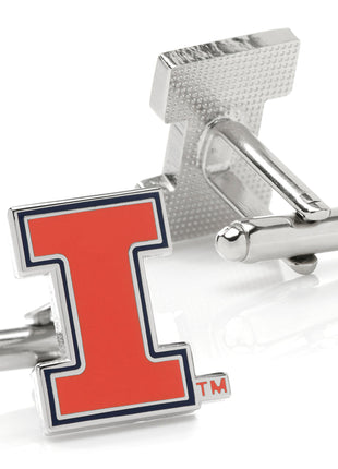 NCAA University of Illinois Fighting Illini Cufflinks