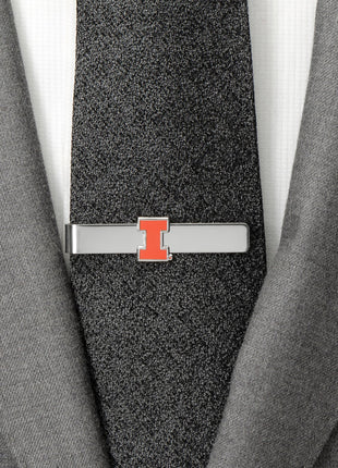NCAA University of Illinois Fighting Illini Tie Bar