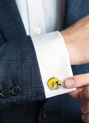 NCAA University of Iowa Hawkeyes Cufflinks