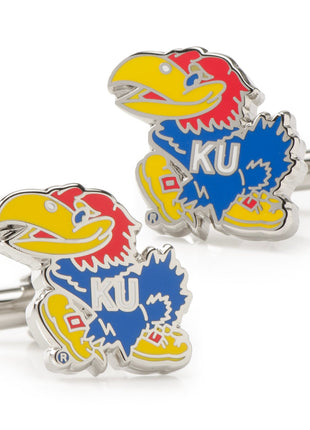 NCAA University of Kansas Jayhawks Cufflinks
