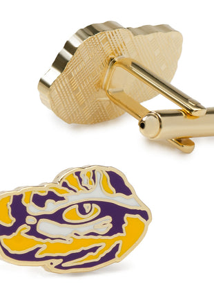 NCAA Gold LSU Tigers Cufflinks