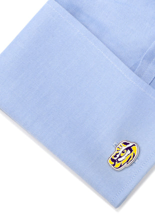 NCAA LSU Tiger's Eye Cufflinks