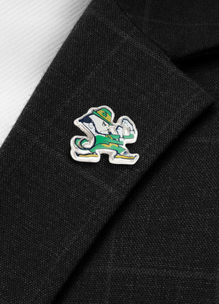 NCAA Notre Dame University Fighting Leprechaun Lapel Pin