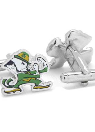 NCAA Notre Dame University Fighting Leprechaun Cufflinks
