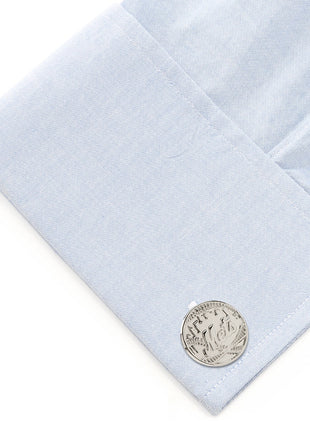 MLB New York Mets Silver Edition Cufflinks