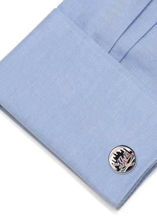 MLB New York Mets Baseball Cufflinks