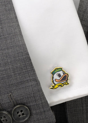 NCAA Oregon Ducks Mascot Cufflinks