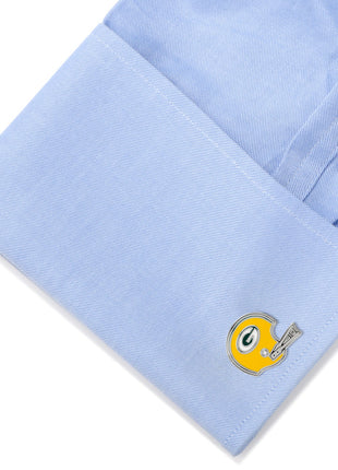 NFL Green Bay Packers Throwback Helmet Cufflinks