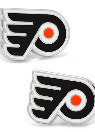 NHL Philadelphia Flyers Silver Cufflinks