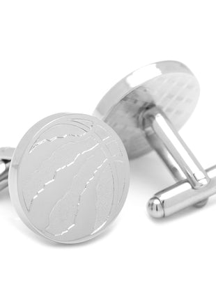 NBA Toronto Raptors Silver Edition Cufflinks