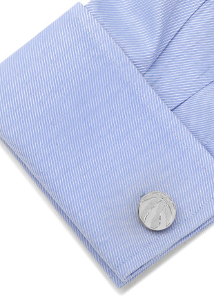 NBA Toronto Raptors Silver Edition Cufflinks